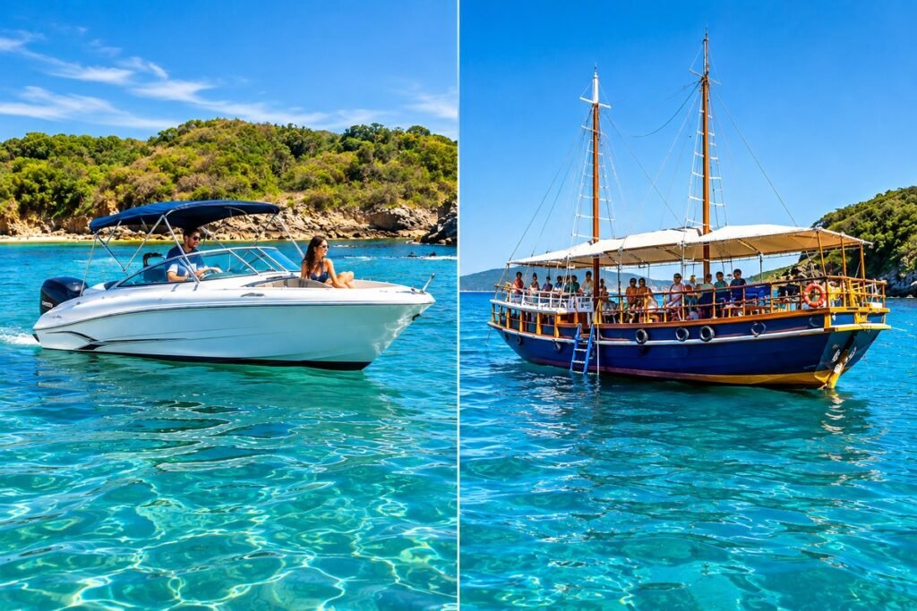 passeio de barco em Búzios 
