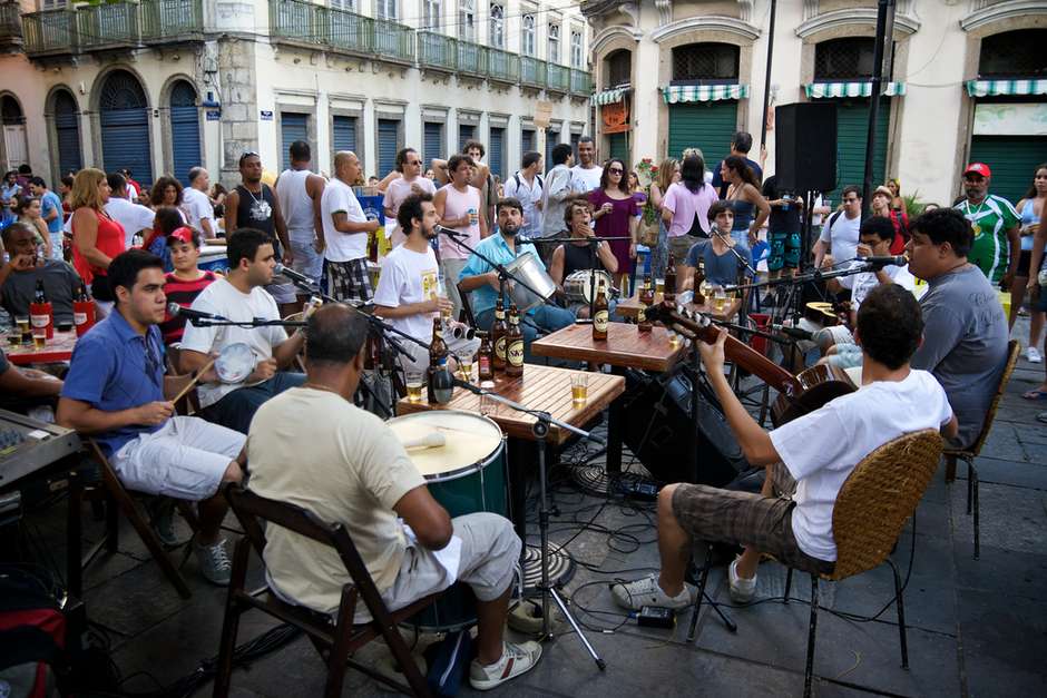 Eventos, festivais e rodas de samba