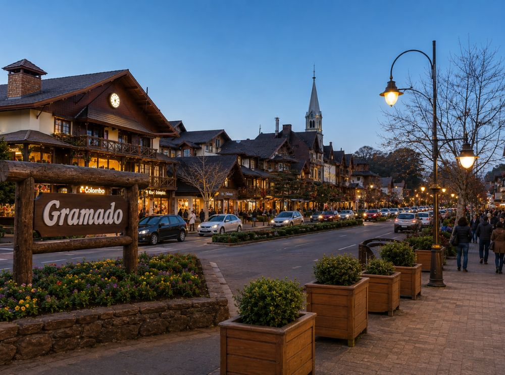 Gramado no inverno
